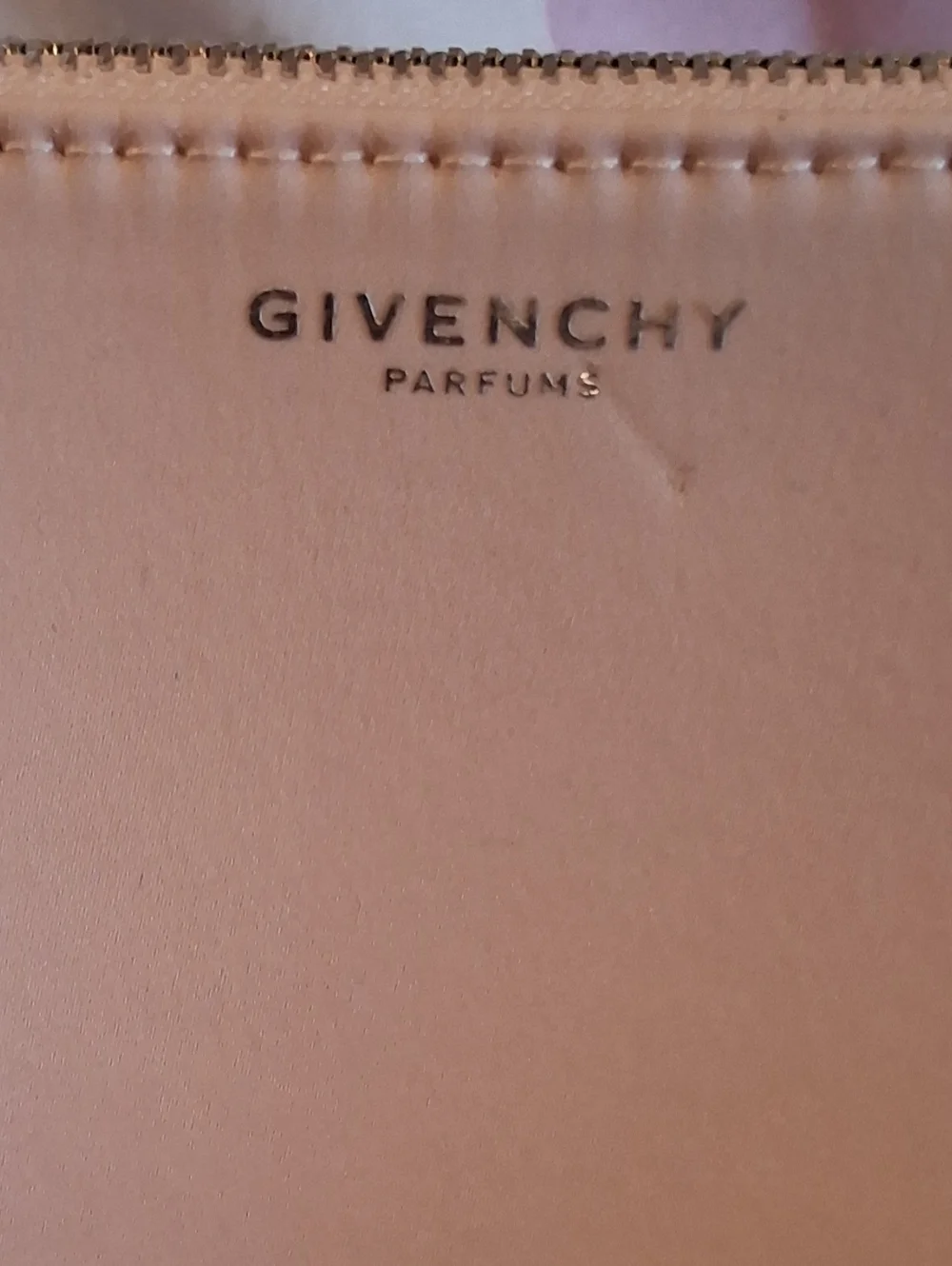 Givenchy Iconic Nude Pink Travel Cosmetic Beauty Makeup Pouch Bag